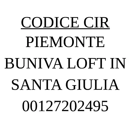 Buniva Loft In Santa Giulia Vanchiglia